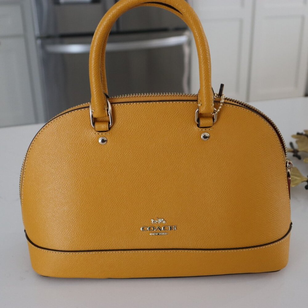 Coach Saffiano Leather Top Handle Purse